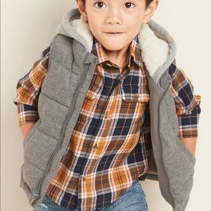 Old Navy 2-in-1 Hooded Puffer Vest - Toddler